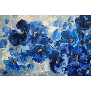 Blue Flower Acrylic Canvas